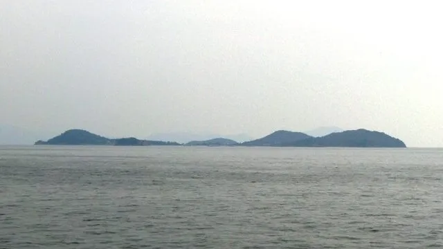 Oshima Island from a distance
