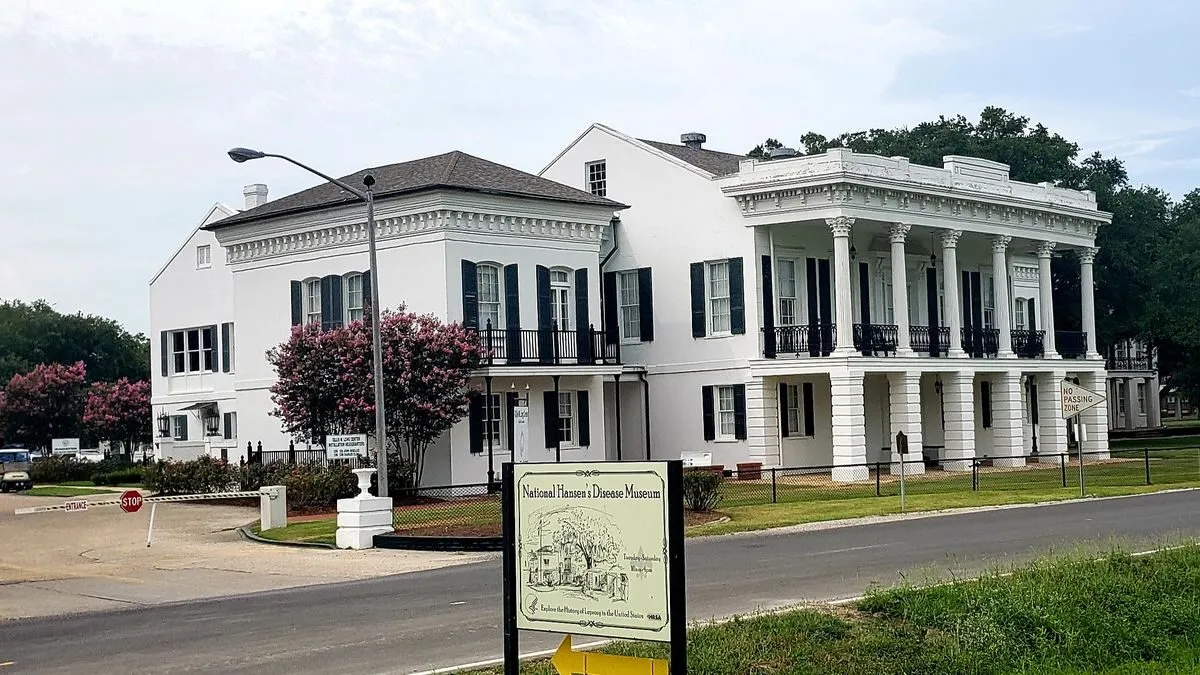 The Carville museum showing personal artifacts and exhibits