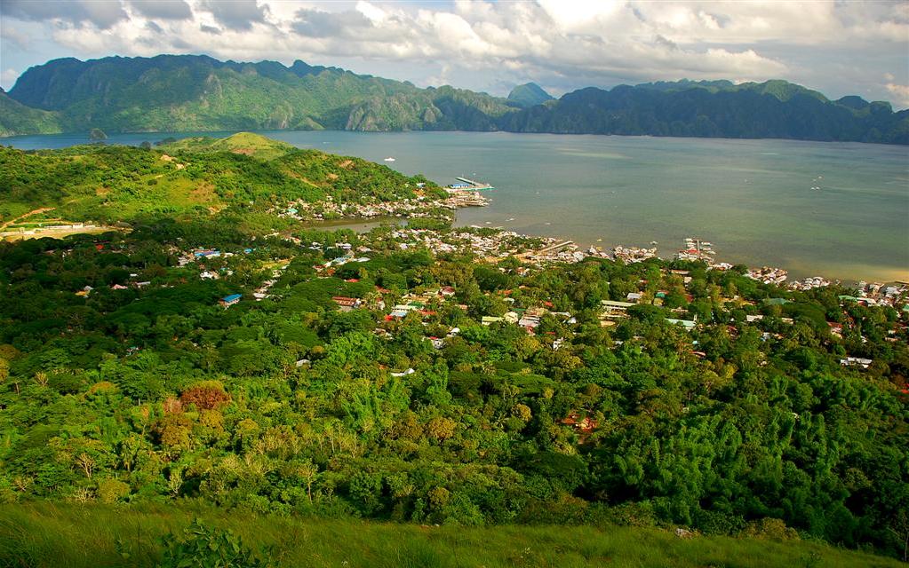 Culion Leprosy Colony town harbour Philippines