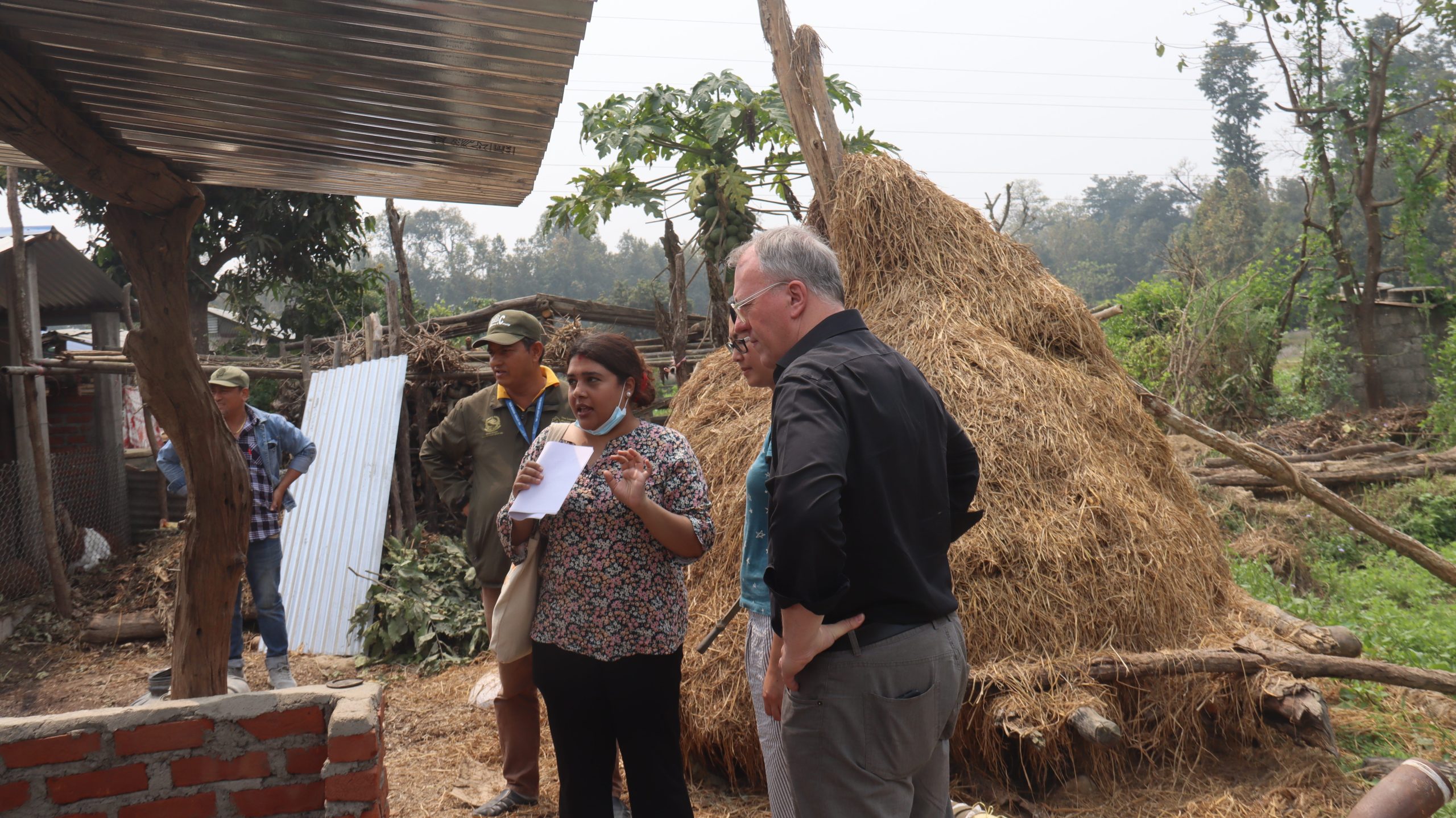 Advocacy group in Nepal discussing human rights and leprosy discrimination reform