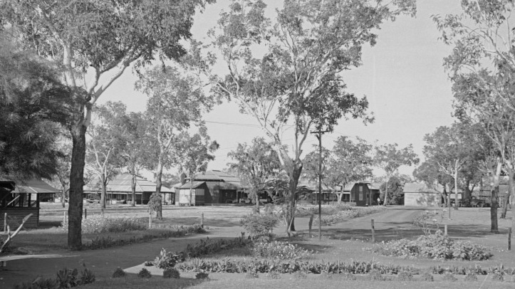 Historic buildings at Bungarun near Derby, Western Australia, where people affected by leprosy were once isolated from their families.