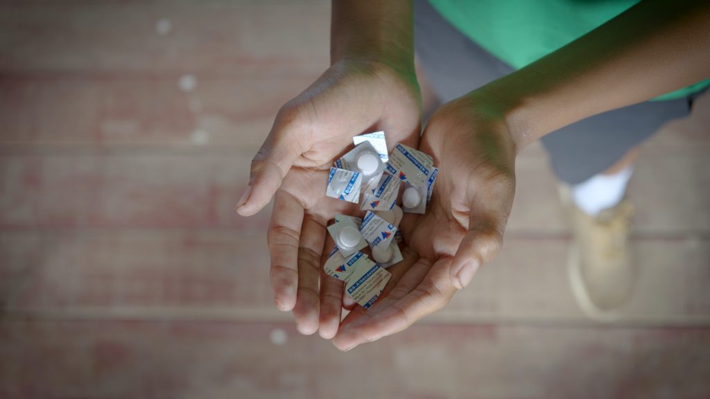 Medication for deworming