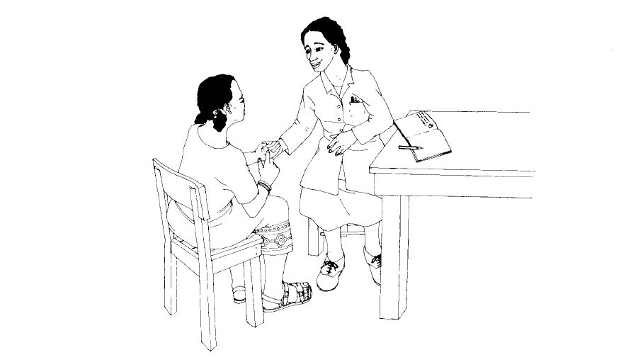 Jean's line drawings were developed in the 1960s and are still used in handbooks, assessment guides and literature to help assess patients. Source: Essential Action to Minimise Disability in Leprosy Patients by Jean M Watson