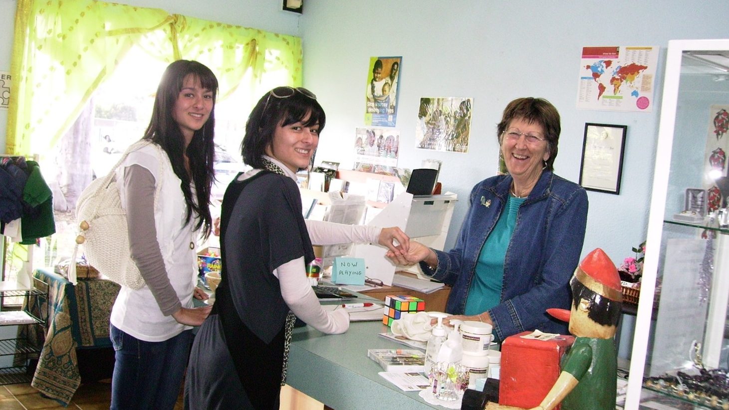The Leprosy Mission Australia's Overseas Aid Shop, begun by Peter Warren in WA.